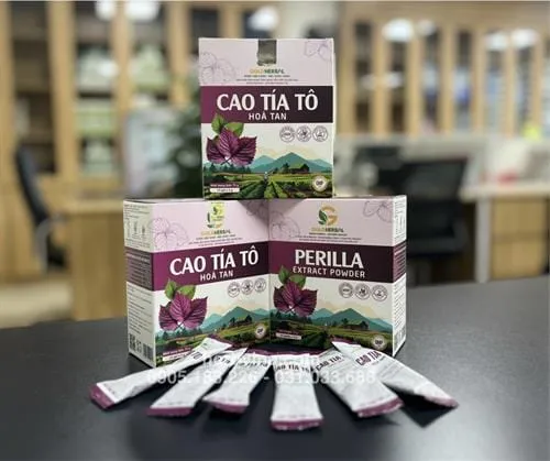 Cao khô hòa tan Tía tô