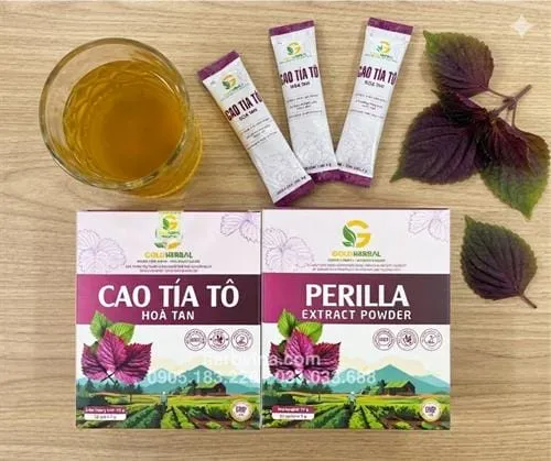 Cao khô hòa tan Tía tô