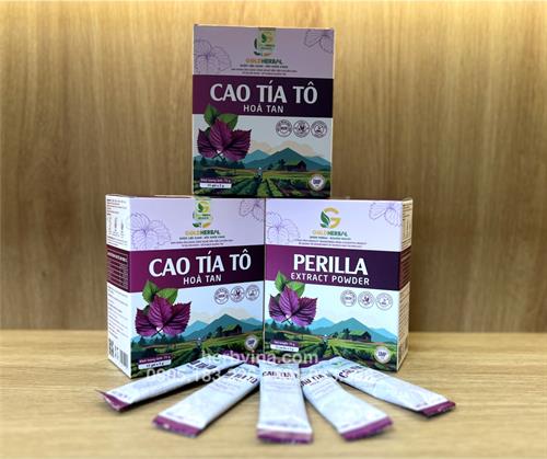 Cao khô hòa tan Tía tô
