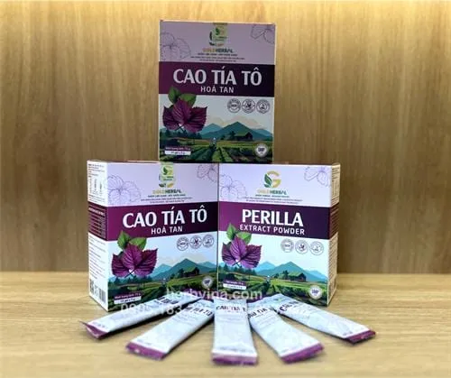 Cao khô hòa tan Tía tô