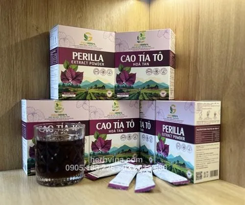 Cao khô hòa tan Tía tô