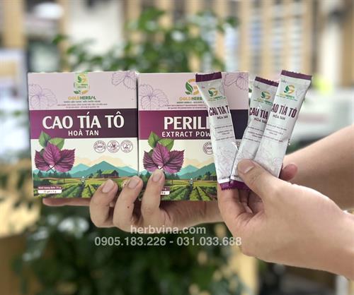 Cao khô hòa tan Tía tô
