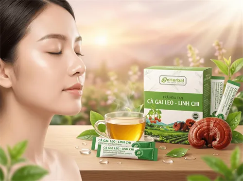 Sạm da, nám má do gan yếu: Giải pháp từ Cà gai leo Linh chi