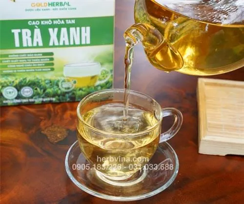 Cao khô hòa tan trà xanh
